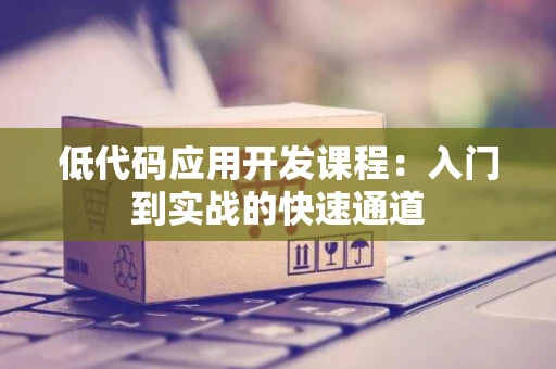 低代码应用开发课程：入门到实战的快速通道