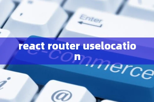 react router uselocation