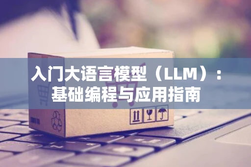 入门大语言模型（LLM）：基础编程与应用指南