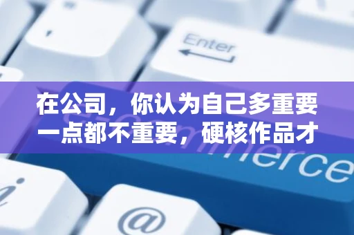 在公司，你认为自己多重要一点都不重要，硬核作品才重要