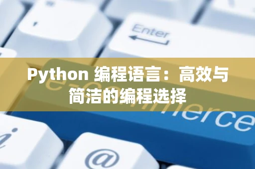 Python 编程语言：高效与简洁的编程选择