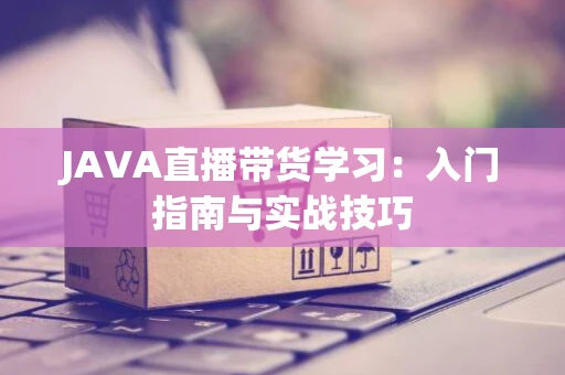 JAVA直播带货学习：入门指南与实战技巧