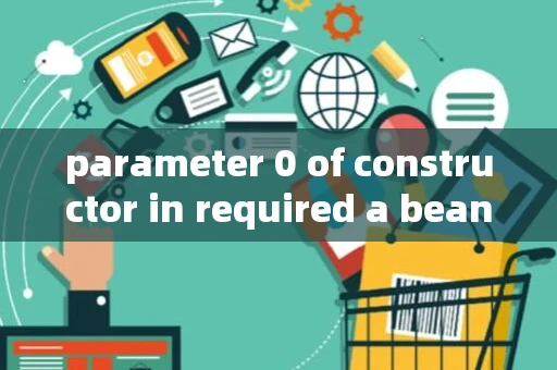 parameter 0 of constructor in required a bean of type