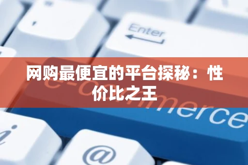 网购最便宜的平台探秘：性价比之王